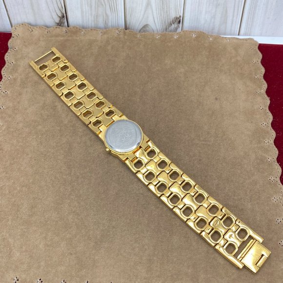 Vintage Yema French Designer Gold Plated 10 micron Quartz Watch - Picture 8 of 8